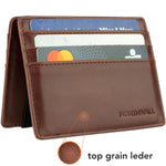 Northwall Magic Wallet Creditcardhouder Bruin Leer