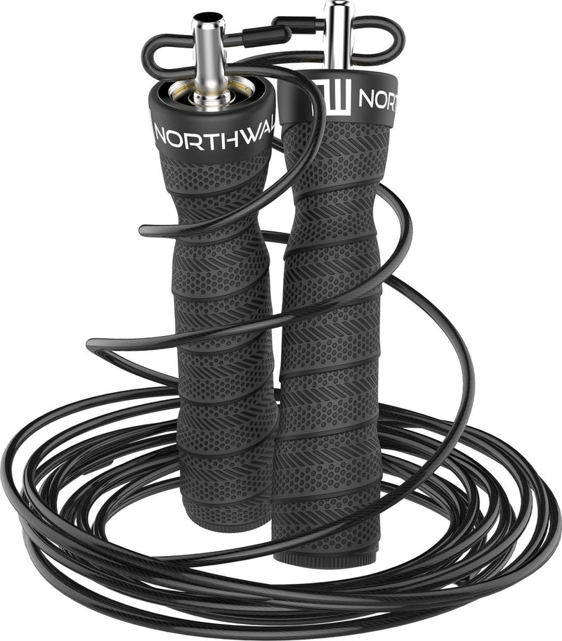 Northwall Springtouw - Professioneel Crossfit & Fitness Speed Rope - Zwart
