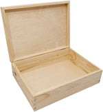 Gepersonaliseerd houten kistje met klapdeksel